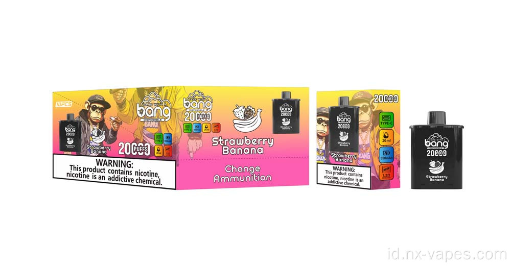 Bang 20k puff ganti kartrid harga vape sekali pakai