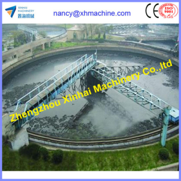 Peripheral rack/roller transmission thickener