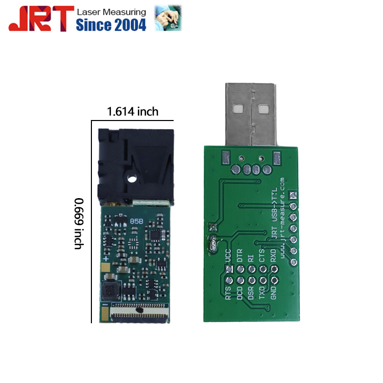 15m USB -gränssnitt Lidars radarnivå sensor
