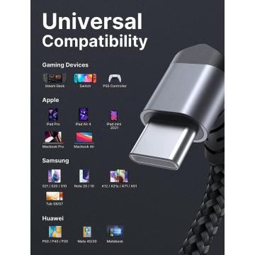 Winkeldesign USB C -Kabel