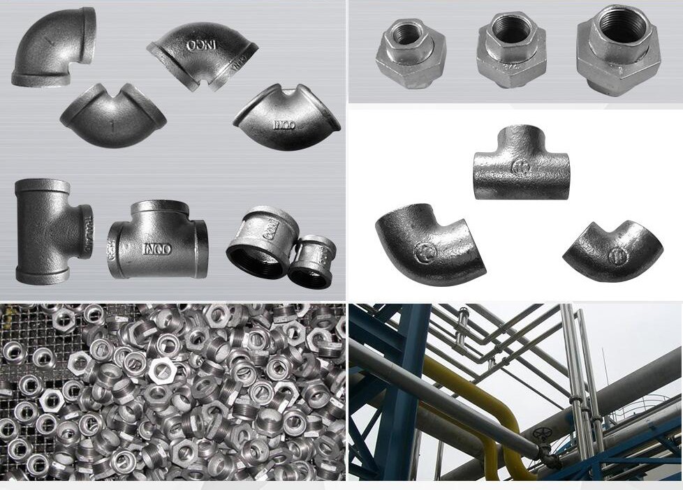 malleable iron pipe fitting details