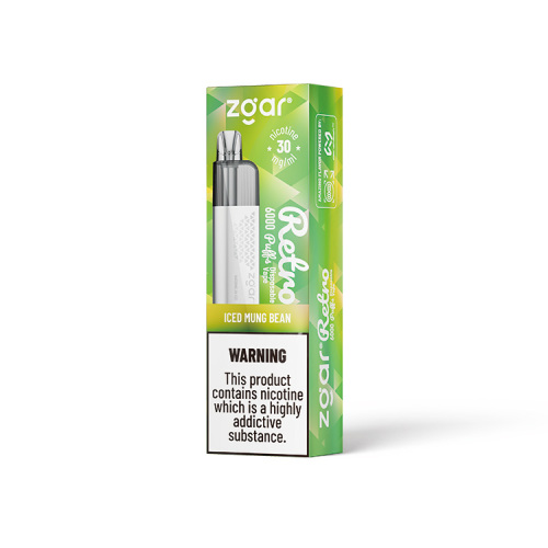 Zgar Retro 6000 Disposable - Ice Mung Bean
