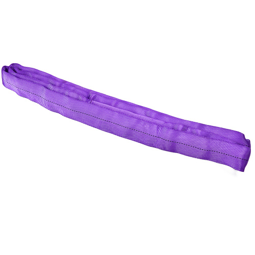 1 Ton 1M To 10M Length Cheap Price Polyester 1T Round Lifting Sling Belt Purple Color Safety Factor 8:1 7:1