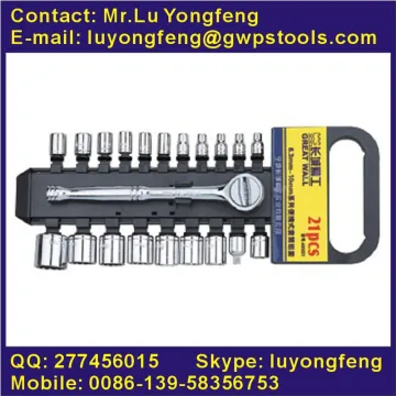 21pcs 6.3mm-10mm DR.Portable Socket Tool Kit