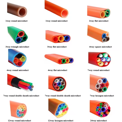 14mm Microduct Pipe Hdpe 14/10mm 7 way microduct HDPE micro duct pipe Factory