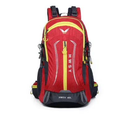 Waterproof camping colorful sports backpack