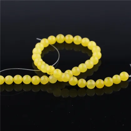2018 Wholesale pink chalcedony loose bead pink jade loose bead