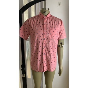 100% Cotton Print Short Sleeve Shirt