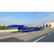 3-axle low flatbed semi-trailer