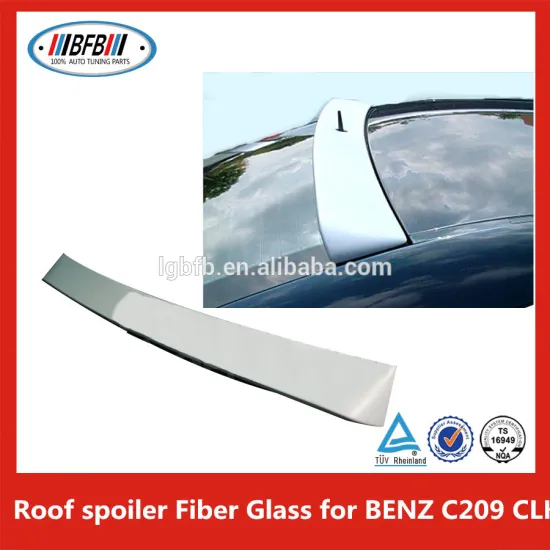 Unpainted ABS Plastic Roof Spoiler/Wing For B ENZ C209