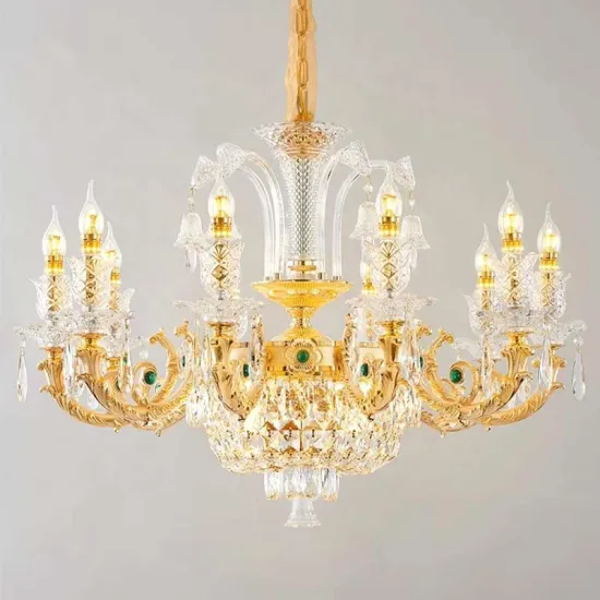 European Style Luxury Villa & Hotel Décor: Crystal Chandeliers, Pendant Lights, Living Room, Dining Room, Wedding Lobby