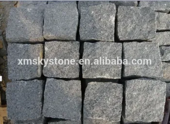 Grey G654 Granite Paving Cube Stone