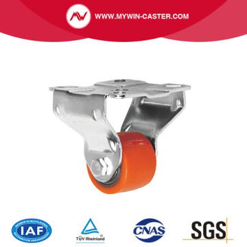 3.5 "Salutan Zink Tidak ada plat atas plat ganda galas bola berganda pada trea flat flat Eropah Jenis Caster Caster Wheels