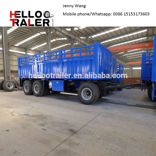 40Ton 20ft 2 Axles Drawbar Trailer for Ethiopia client