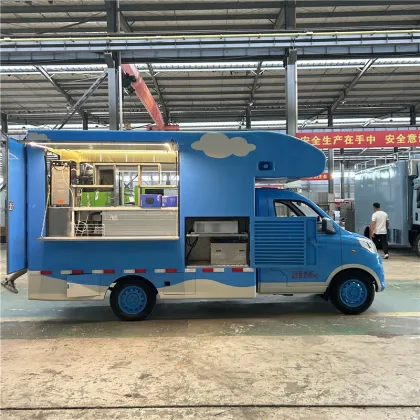 Barbecue Burger Food Mobile Stall
