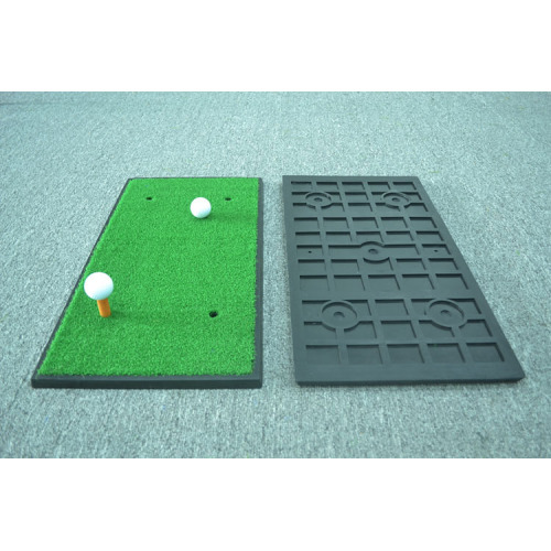 Estera de golf con base de goma