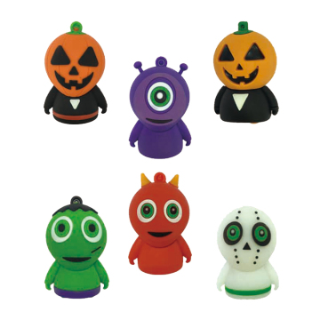 Whosale PVC USB Drives Cartoon Phone Custom PVC USB flash drive