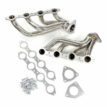 Custom Short Exhaust Headers for GMC Chevrolet 1999-2006 Silverado Sierra 1500 2500 3500 6.0L