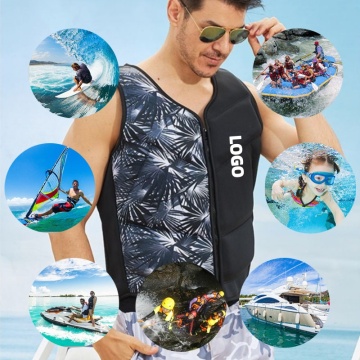 High Buoyancy Men's Neoprene Security Vest for Kayak and Kite Surfing with SOLAS Zipper