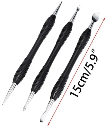 Leathercraft Modeling Tool Kit - 3 Pcs (S, M, L Sizes)