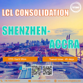 خدمة الشحن الدولية LCL من Shenzhen إلى أكرا غانا