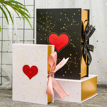 Luxury Cosmetic Packaging Gift Perfume Box Ribbon Closure