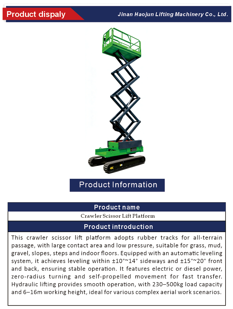 Mobile scissor lift platform