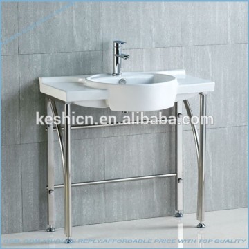 Floor stand stainless steel basin stent