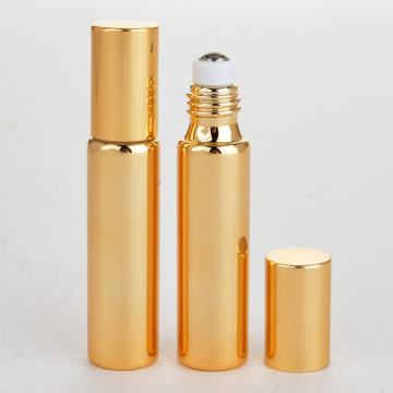 Gold UV glass essential oil roll on bottle