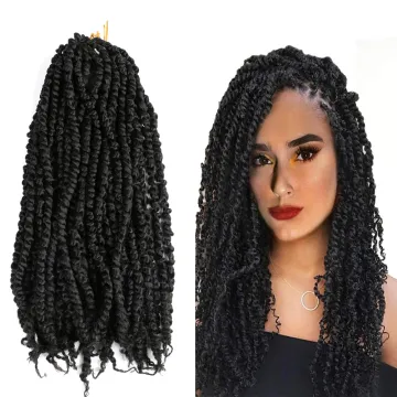 Crochet braids hair extension passion twist synthetic attachments hair pre twisted passion twist crochet hair