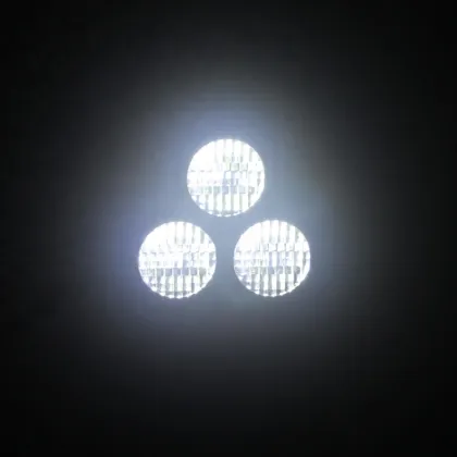 New design 10-30V 2.6Inch 9W mini cube Osram chip 3 pods fog lights for car Motorcycle Tractor offroad truck work lamps