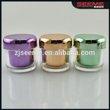 New Acrylic Jar For Face Mask, empty acrylic jar 80ml,plastic container with lid
