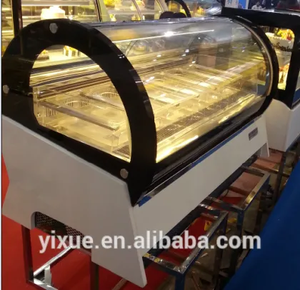 high quality !!IDesktop Ice cream freezer display case for Haagen-dazs Guangzhong factory