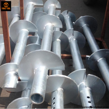 Pila helicoidal redonda ASTM A36 para sistema de reparación de cimientos