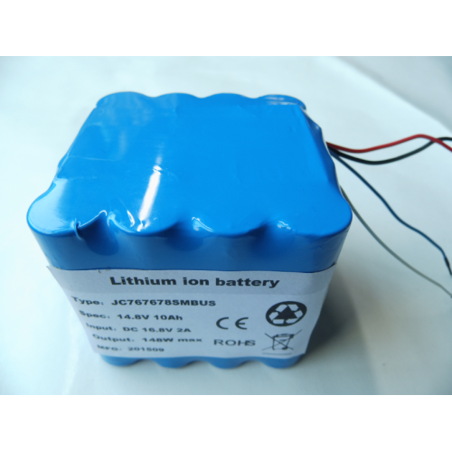 Li-ion 14.8v lithiumbatterijpak met smbus