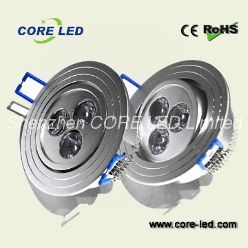 Wholesale 3*1w led ceiling lamp