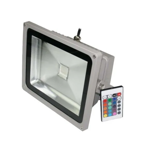 Green / Yellow Rgb Led Flood Light Light Transmission For Sports Stadium 46w