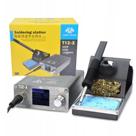 OSS T12-X 72W LCD Digital Welding Soldering Station for Mobile Phone PCB Repair
