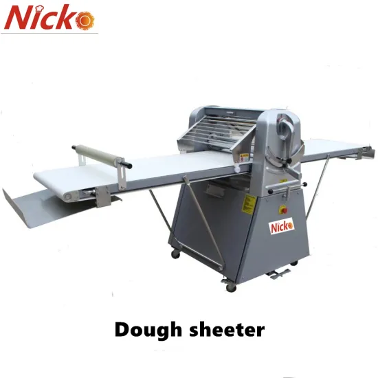 Guangzhou Nicko Floor Style 500mm PU Belt Commercial Pastry Dough Sheeter