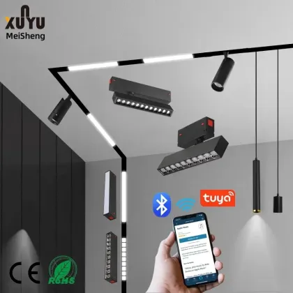 Wholesale Aluminum Accessories Magnetic Track Rail LED Magnetic Track Lighting