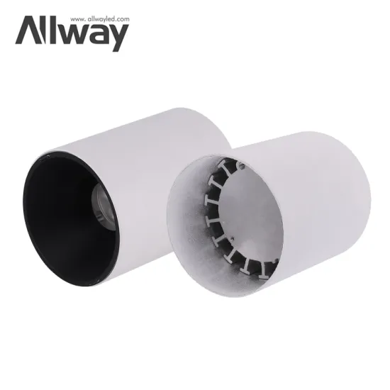 ALLWAY 10-40W Anti-Dazzle Adjustable Aluminum Cob Modern Office Downlight LED Lamp