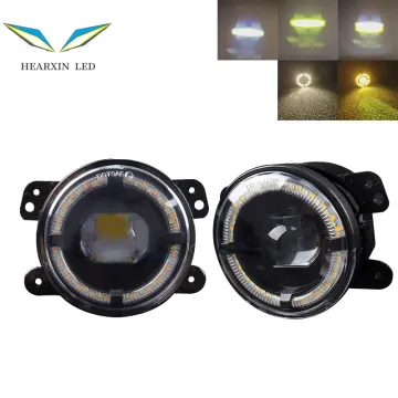 Universal LED Fog Lamp IP67 Waterproof 60W Dual Color Offroad DRL Fog Lights