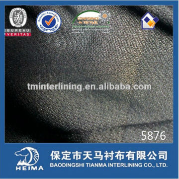 circular knitted fusible interlining with elasticity every direction