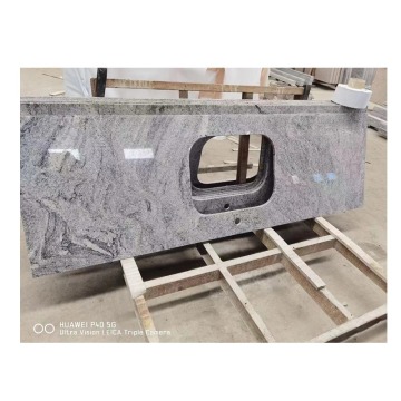 Chinese Viscount White Granite Slab for Kitchen Countertops