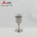 Candlestick crystal candle holders for wedding centerpieces