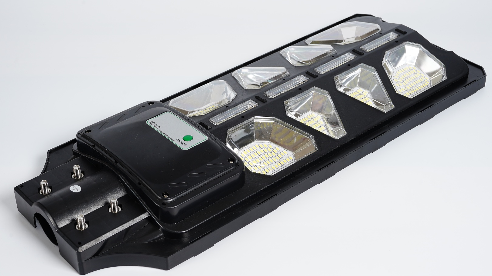 12heads all in one solar led street light