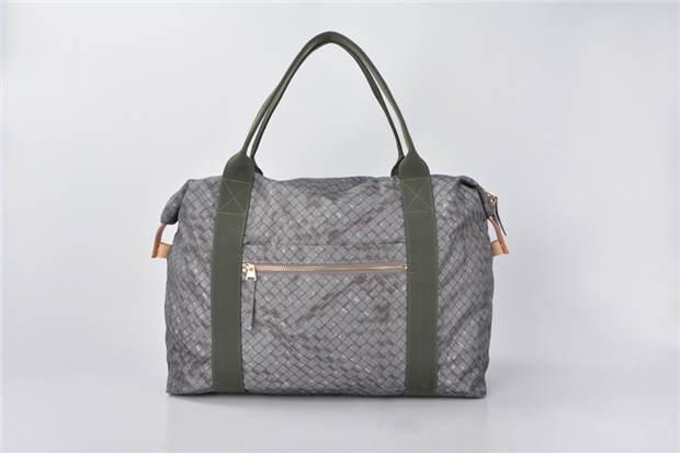 Oversized Nylon Travel Tote Duffel shoulder handbag Weekend Bag