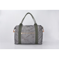 Nylon and Saffiano Leather Rains Duffle Multi-purpose Bag