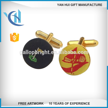 Factory Price Round Shape Tourbillon Watch Movement Cufflinks for Men's GIft