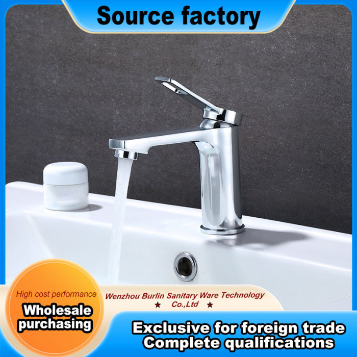 Modern Zinc Alloy Electroplated Faucet for Sink Use